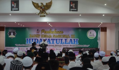 Suasana pembukaan Rakernas III Hidayatullah di Mataram, Lombok, NTB, Jumat (1/12).