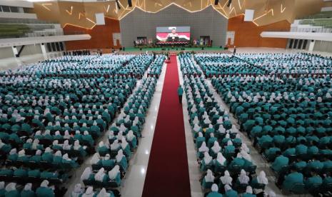  Suasana penerimaan mahasiswa baru (ilustrasi). Dirjen Dikti minta penerimaan mahasiswa baru jangan dilihat dari kemampuan ekonomi.