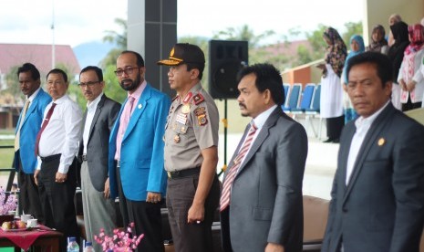 Suasana Pengenalan Budaya Akademik dan Kemahasiswaan (PBAK) UIN Ar-Raniry.