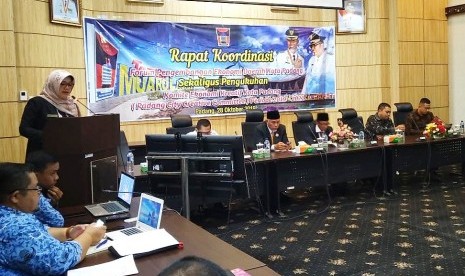 Suasana pengukuhan Komite Ekonomi Kreatif Kota Padang periode 2019-2021.