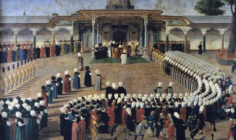 Suasana peradilam zaman Ottoman. 