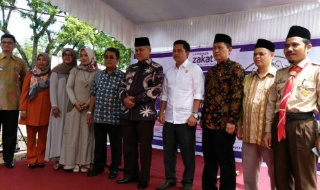 Suasana peresmian LAZ Al Azhar Sumatra Barat.