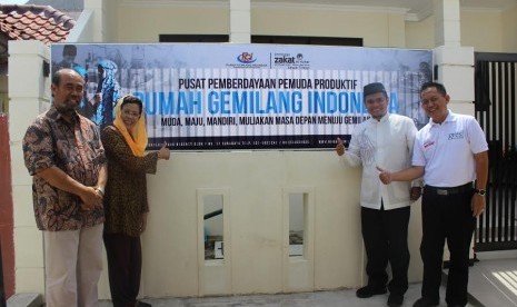 Suasana peresmian Rumah Gemilang Indonesia (RGI) Surabaya.