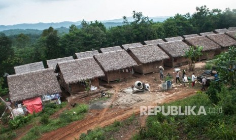 Suasana perkampungan warga Baduy (ilustrasi)