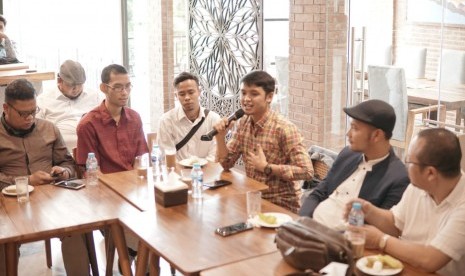 Suasana pertemuan para content creator Muslim di Kemang, Jakarta Selatan, Senin (25/2). (sumber: istimewa)