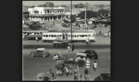 Suasana Petak Sembilan di Glodok, Jakarta Barat medio 1940-an.