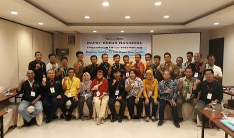 Suasana rakernas Federasi Guru Teknologi Informasi dan Komunikasi (TIK) dan Keterampilan Komputer Pengolahan Informasi  (KKPI) 2017.