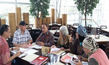 Suasana rakor AMIND jelang peringatan Hari Guru Nasional, di Jakarta, Sabtu (24/10).