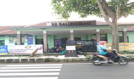 Suasana RS Galunggung Kota Tasikmalaya. Rumah sakit bantuan milik TNI itu disiapkan untuk menjadi tempat isolasi pasien Covid-19.