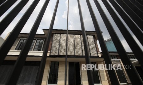 Suasana Rumah baru Presiden RI ke-VI Susilo Bambang Yudhoyono di kawasan Mega Kuningan , Jakarta, Ahad (29/10). 