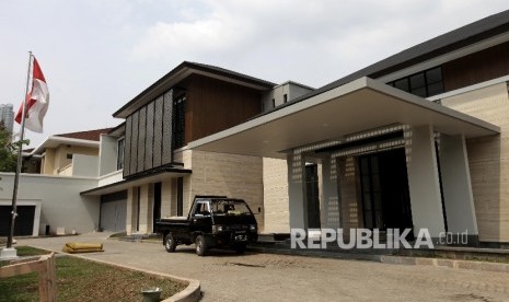 Suasana Rumah baru Presiden RI ke-VI Susilo Bambang Yudhoyono di kawasan Mega Kuningan , Jakarta, Ahad (29/10). 