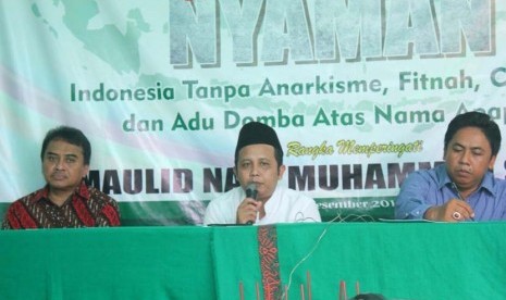 Suasana sarasehan nasional Indonesia Damai yang diadakan oleh Ponpes Dawam di Yogyakarta, Jumat (11/12).