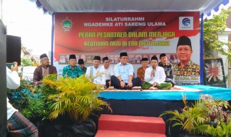 Suasana sarasehan yang diadakan oleh Ponpes Darul Ulum wal Hikam (Dawam) Yogyakarta, Kamis (28/12). 