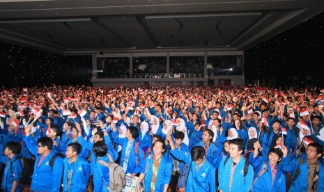 Suasana Seminar Motivasi 2016 yang diadakan oleh BSI.