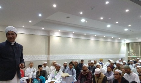 Suasana seminar untuk muthowif yang digelar oleh Asphurindo di Makkah, Jumat (5/1).