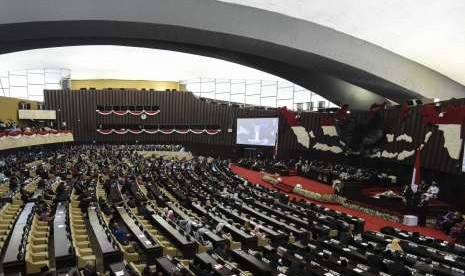 Suasana Sidang Bersama DPR-DPD RI di Gedung Nusantara, Kompleks Parlemen, Senayan (ilustrasi)