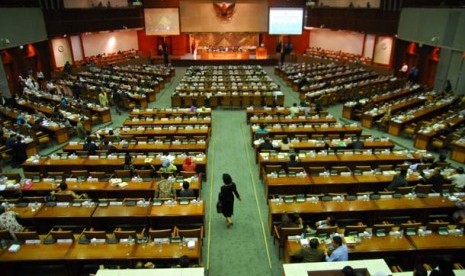 Suasana sidang paripurna DPR. (Foto file)