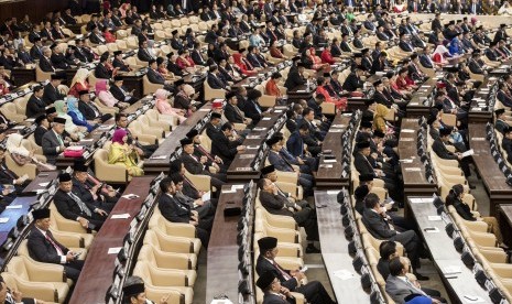 Suasana sidang Tahunan MPR di Kompleks Parlemen, Senayan, Jakarta. (ilustrasi)