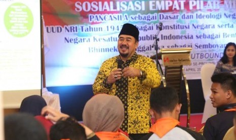 Suasana sosialsasi empat pilar di Kendari.