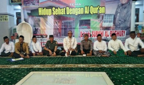 Suasana tabligh akbar yang digelar oleh RSI Pemalang di Masjid Agung Pemalang.