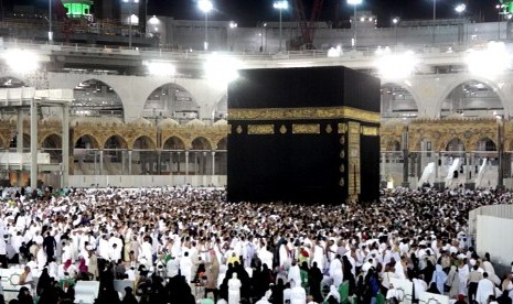 Suasana Tawaf di Masjidil Haram