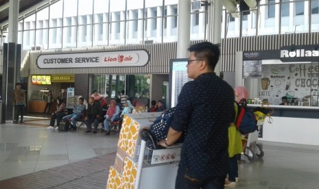 Suasana Terminal 1 Bandara Soekarno-Hatta, Selasa (8/1). 