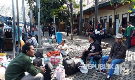 Suasana Terminal Poris Plawad, Tangerang, Banten. (ilustrasi)