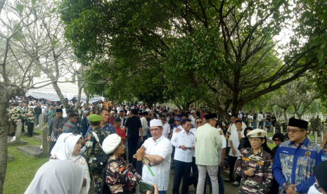 suasana TMP Kalibata jelang pemakaman Ibu Ani Yudhoyono, Ahad (2/6) siang