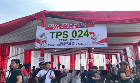 Suasana TPS 024 di Jalan Kebagusan IV Dalam, Kelurahan Kebagusan, Kecamatan Pasar Minggu, Jakarta Selatan, Jakarta Selatan, Rabu (27/11/2024).