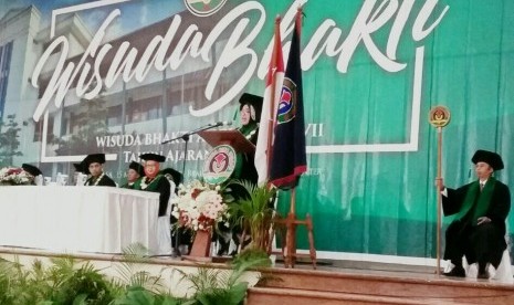 Suasana wisuda SD Bosowa Bina Insani (SBBI) Angkatan ke-27 tahun pelajaran 2017/2018.