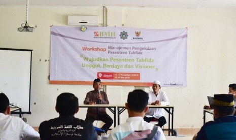 Suasana workshop pesantren tahfizh yang diadakan oleh BMH.