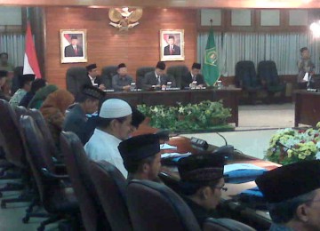 Suasana Sidang Itsbat di Kementerian Agama