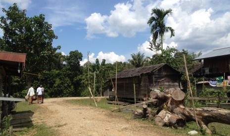 Sudut Kampung Tanjung Soke, Kecamatan Bongan, Kutai Barat, Kalimantan Timur.