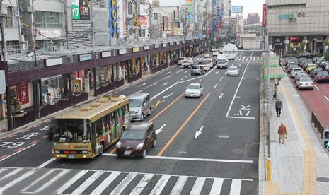 sudut kota di Sakai,Osaka Jepang