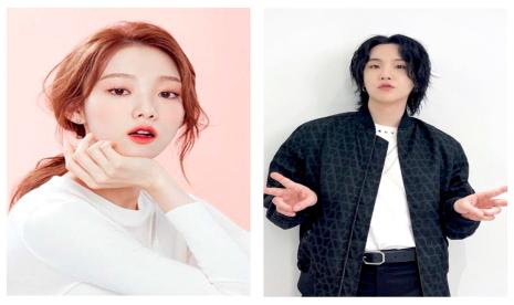 Suga BTS (kanan) dan Lee Sung-kyung (kiri). Sung-kyung menjadi bintang tamu di episode terbaru Suchwita milik Suga.