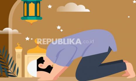  Doa Seusai Sholat Istikharah. Foto:  Sujud saat sholat (ilustrasi)