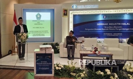 Sukoso Sosialisasikan BPJPH pada Seminar Industri Halal ISEF 2017