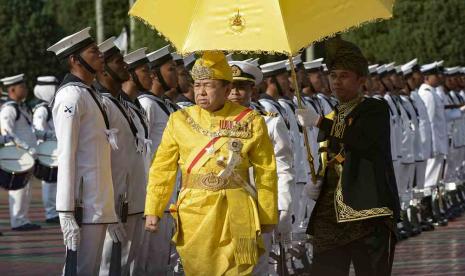 Sultan Selangor Minta Jamaah Sholat Jumat Ditingkatkan. Sultan Selangor di Malaysia Sultan Sharafuddin Idris Shah. Foto diambil pada 2019.