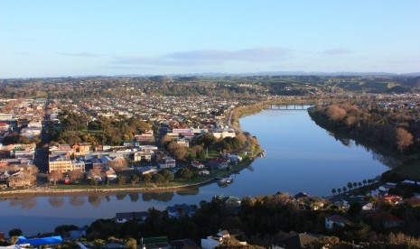 Sungai Whanganui Selandia Baru.