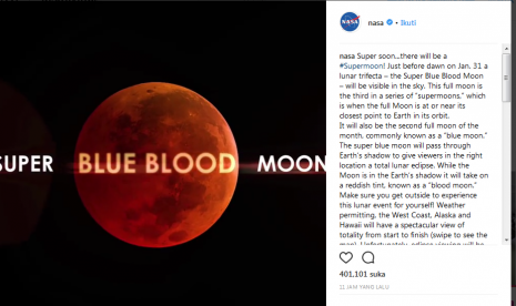 Super blue blood moon 