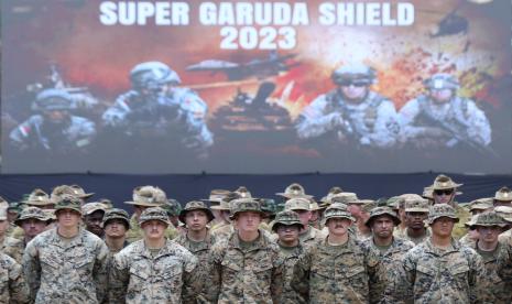 Super Garuda Shield 2023 digelar di Baluran, Jawa Timur.