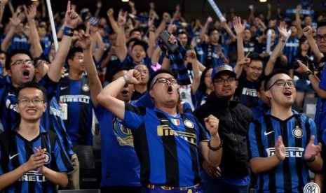 Suporter Inter Milan di Cina.