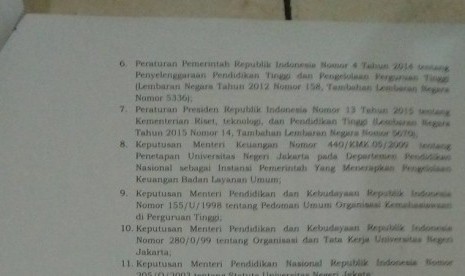 Surat DO untuk Ronny Setiawan