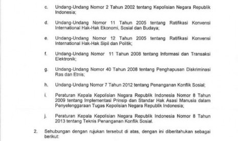 Surat Edaran Kapolri soal Ujaran Kebencian.