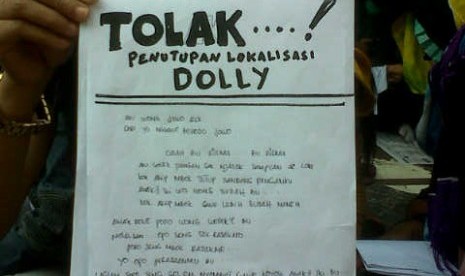 Surat yang ditulis PSK Dolly untuk Tri Rismaharini