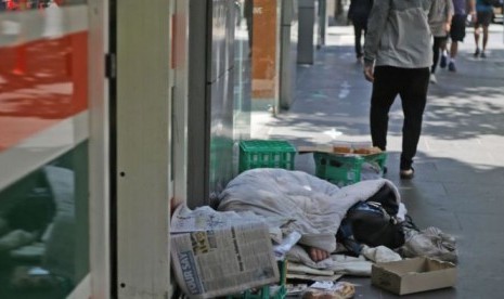 Survei mendapati ada sekitar 250 orang tidur di jalan-jalan di Melbourne.