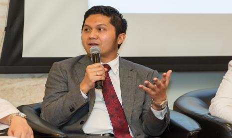 Director of Sharia Ecosystem Infrastructure of the National Committee of Sharia Economy and Finance (KNEKS) Sutan Emir Hidayat.