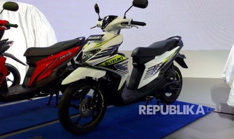 Suzuki lndomobil Sales (SIS) memperkenalkan produk terbaru, Suzuki Nex ll, di ajang Indonesia International Motor Show (IIMS) 2018 Jakarta, Senin (23/4).