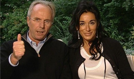 Sven Goran Eriksson dan Nancy Dell'Olio 