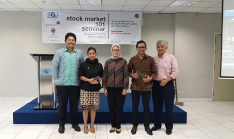 Swiss German University (SGU) bekerja sama dengan Sucor Invest dan Bursa Efek Indonesia (BEI) menggelar Seminar Bursa Saham dan Pasar Modal.